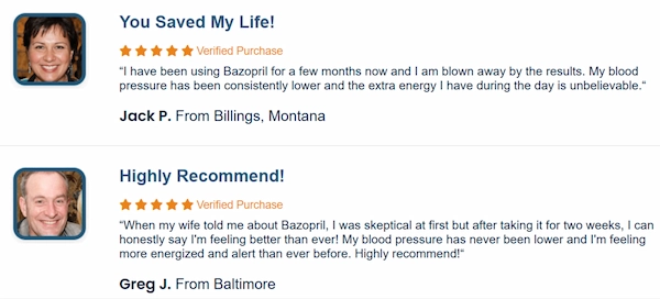 Bazopril customer reviews